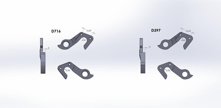 Pilo Derailleur Hanger D397 - GT