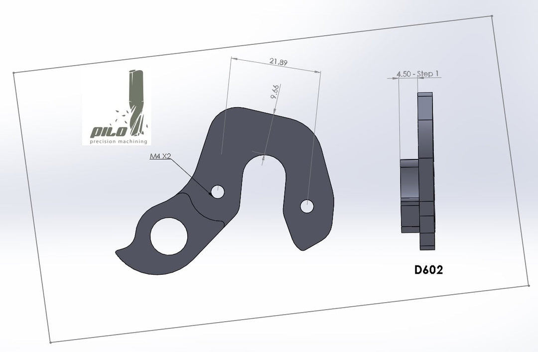 Pilo Derailleur Hanger D602 - Colnago