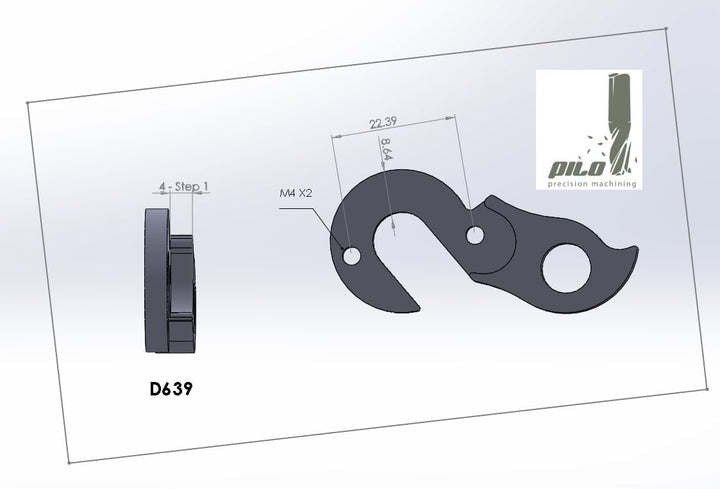 Pilo Derailleur Hanger D639 - Colnago
