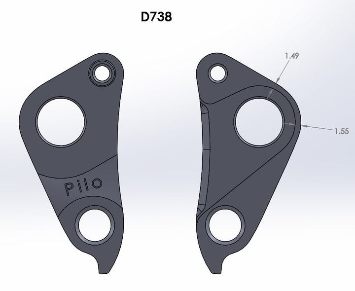 Pilo Derailleur Hanger D738 - Specialized