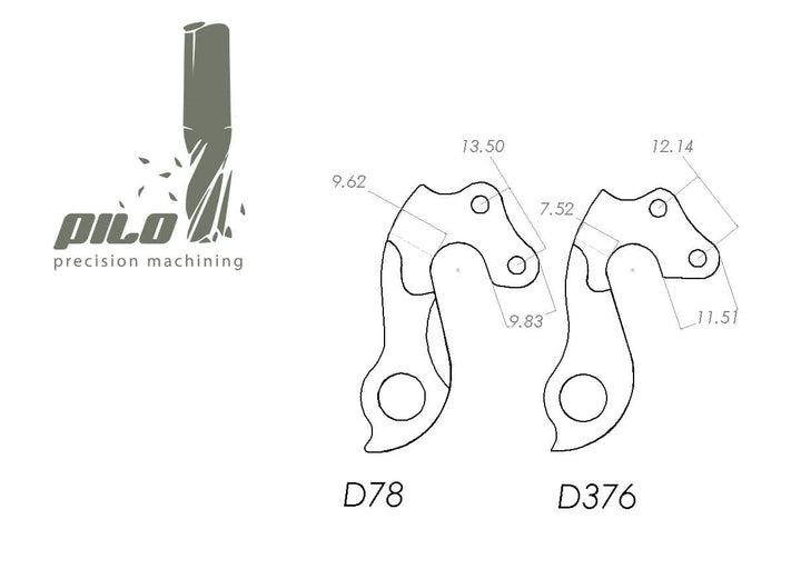 Pilo Derailleur Hanger D78 - Canyon / Focus / KSM +