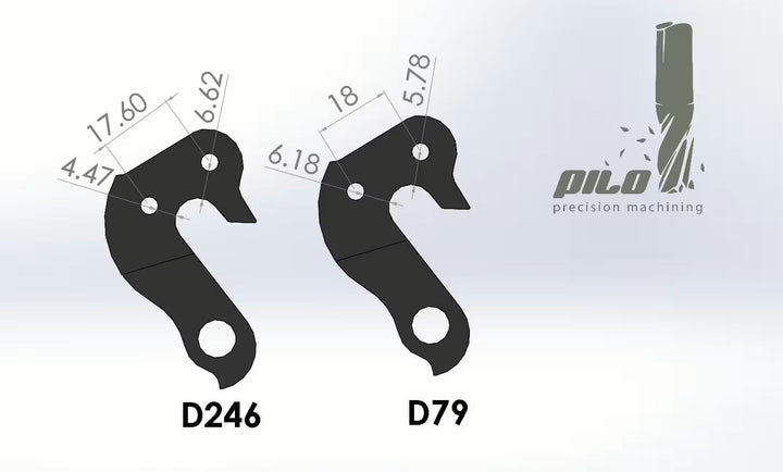 Pilo Derailleur Hanger D79 - Focus / Jamis / KHS +