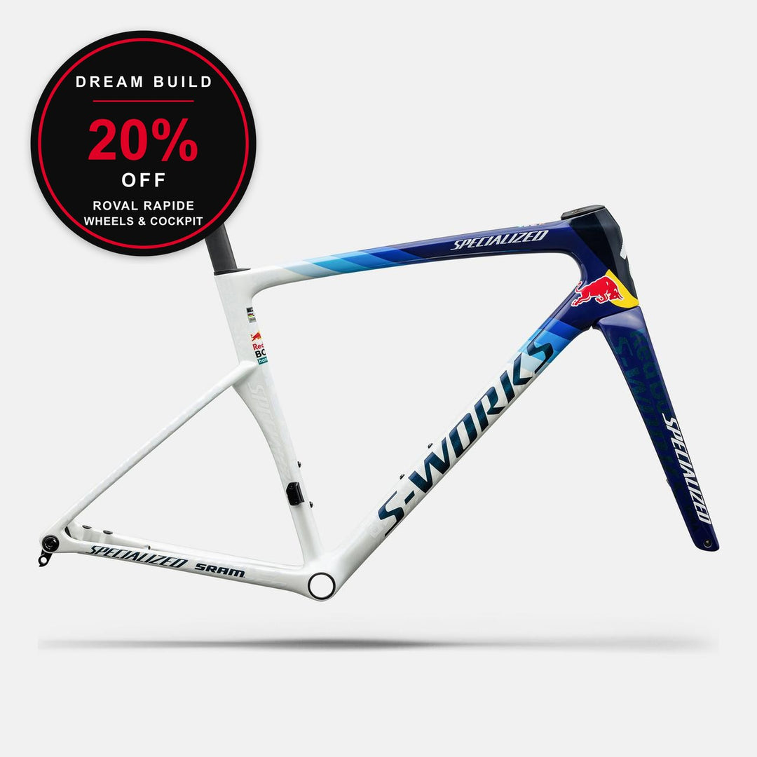 DREAM BUILD 20% off Roval Rapide wheels & cockpit — S-Works Tarmac SL9 Team Replica Frameset - Red Bull - BORA - hansgrohe