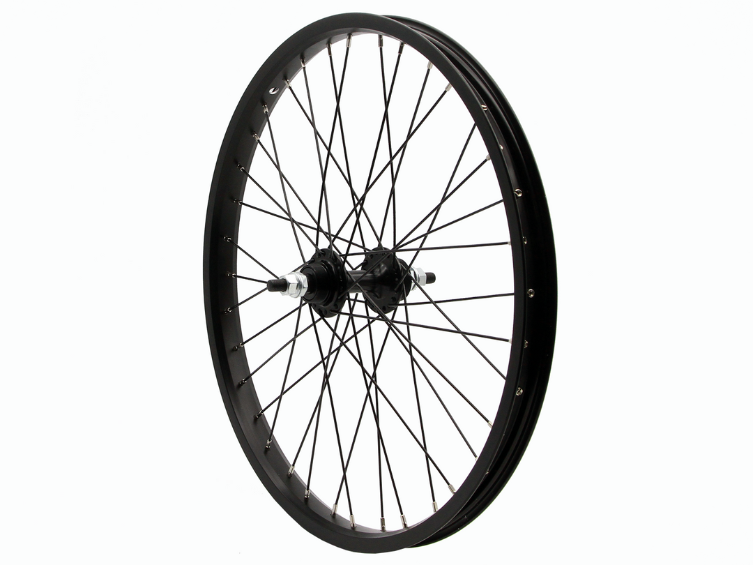 DRS AM Rear Wheel - 20" x 1.75", 36H, 3/8" Flip Flop Axle, Black