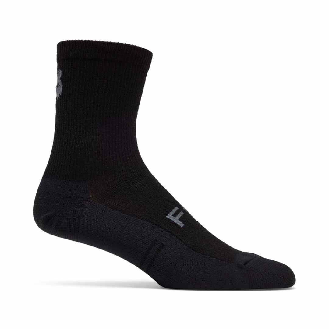 Fox 6" Flexair Merino Sock — Black