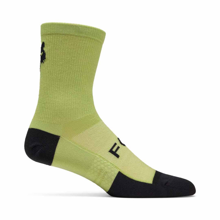 Fox 6" Flexair Merino Sock — Lime