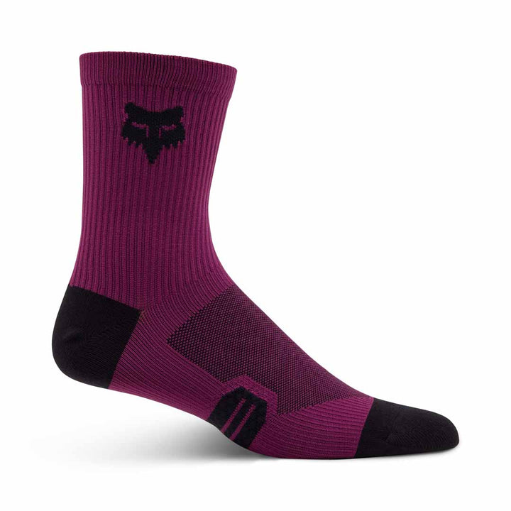 Fox 6" Ranger Sock — Sangria