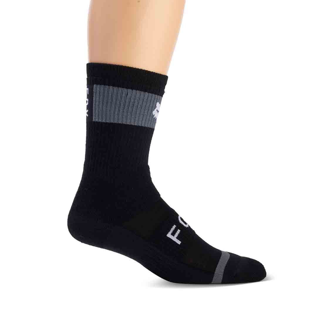Fox 8" Defend Winter Sock — Black
