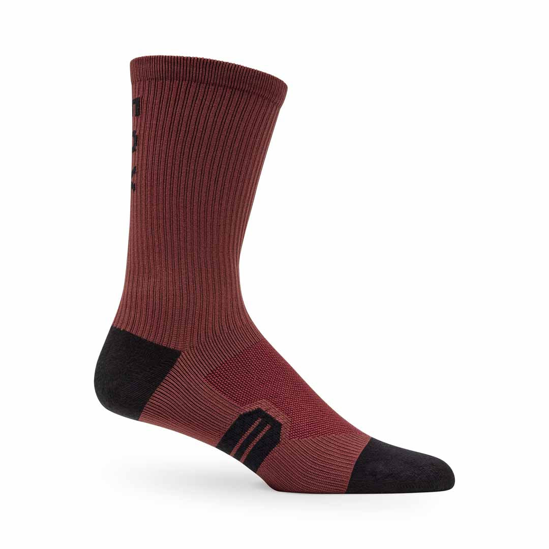 Fox 8" Ranger Sock — Rust