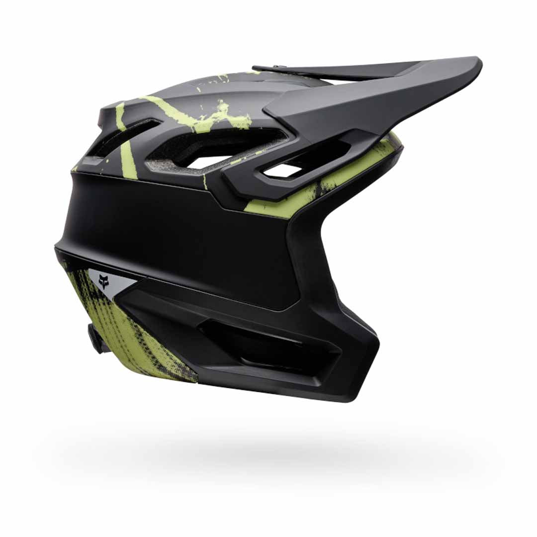 Fox Dropframe Pro Flow Helmet — Black