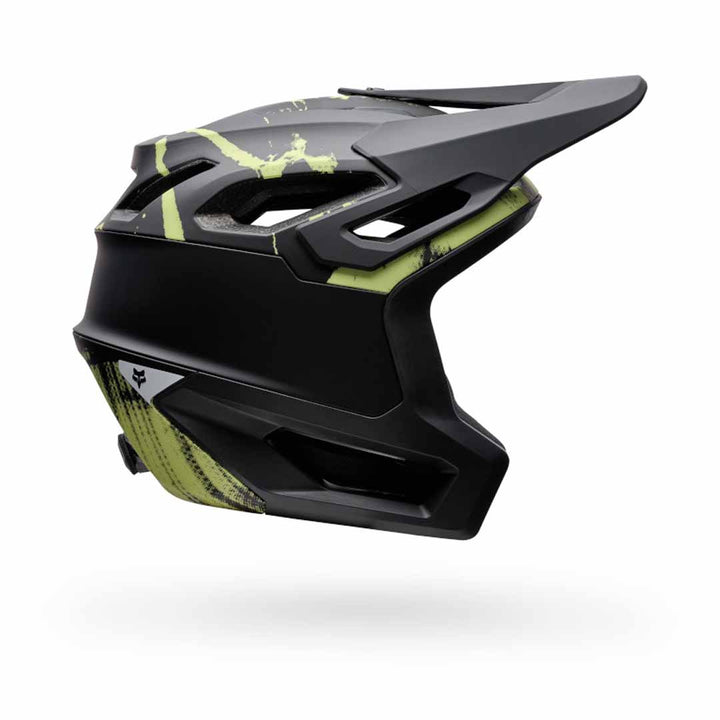 Fox Dropframe Pro Flow Helmet — Black