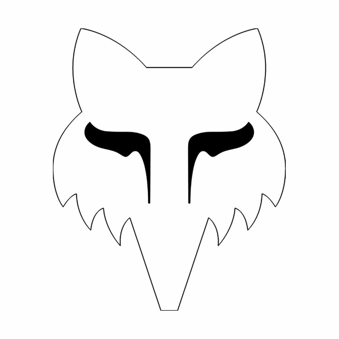 Fox Head 4" — White