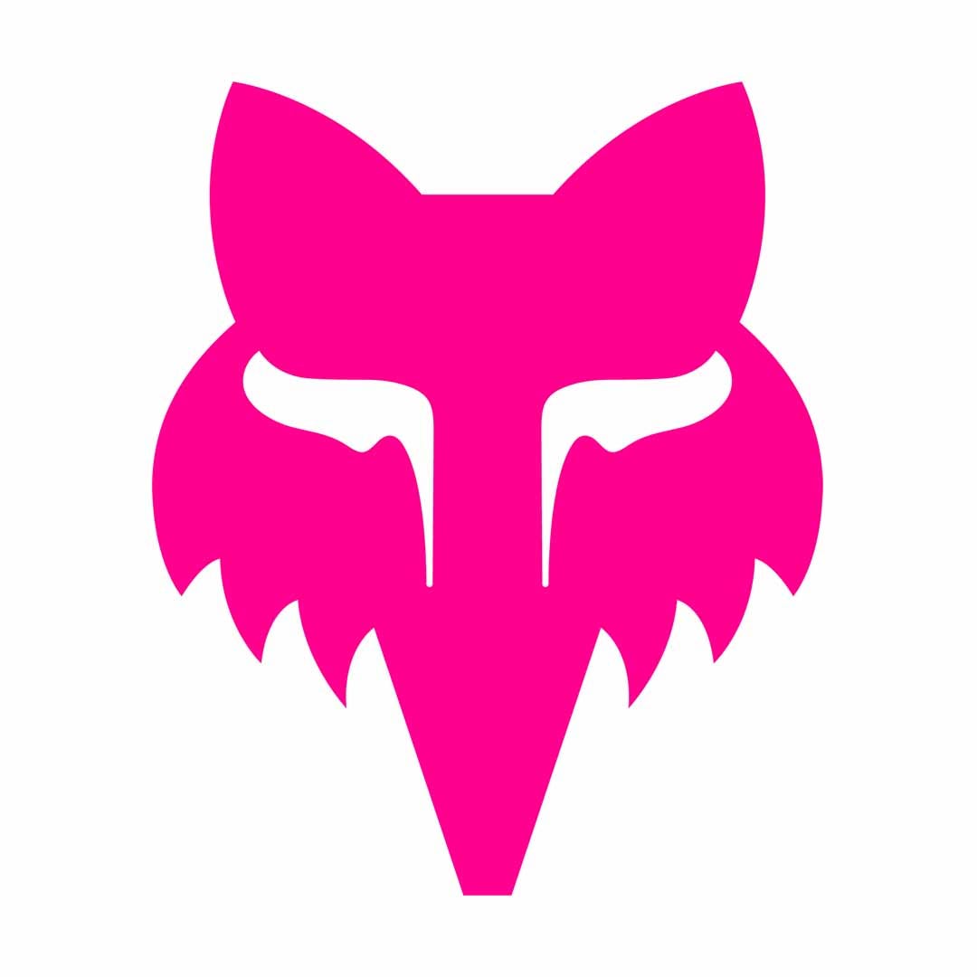 Fox Head 7" — Pink
