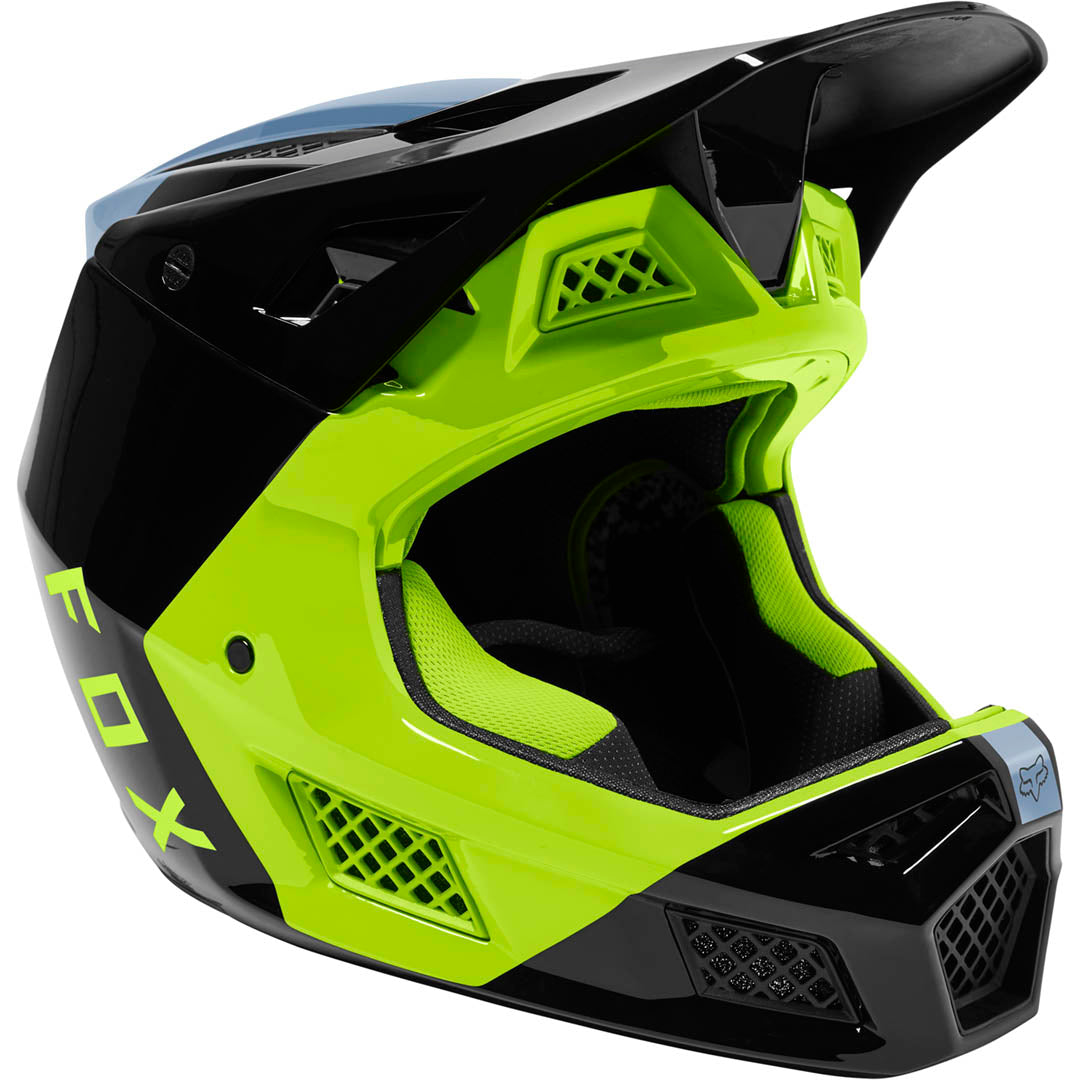 Fox Rampage Pro Carbon MIPS Fuel Helmet — DustBlue