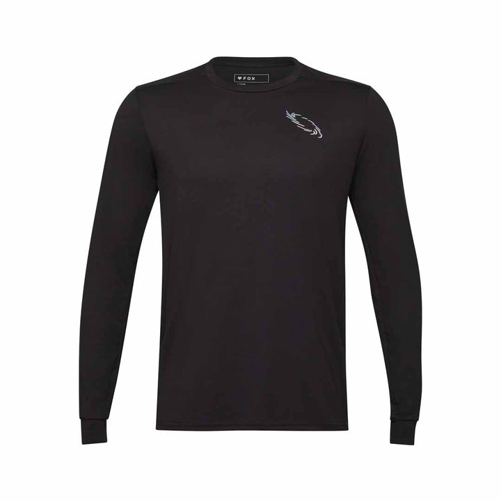 Fox Ranger DR Mid LS Jersey Lunar — Black