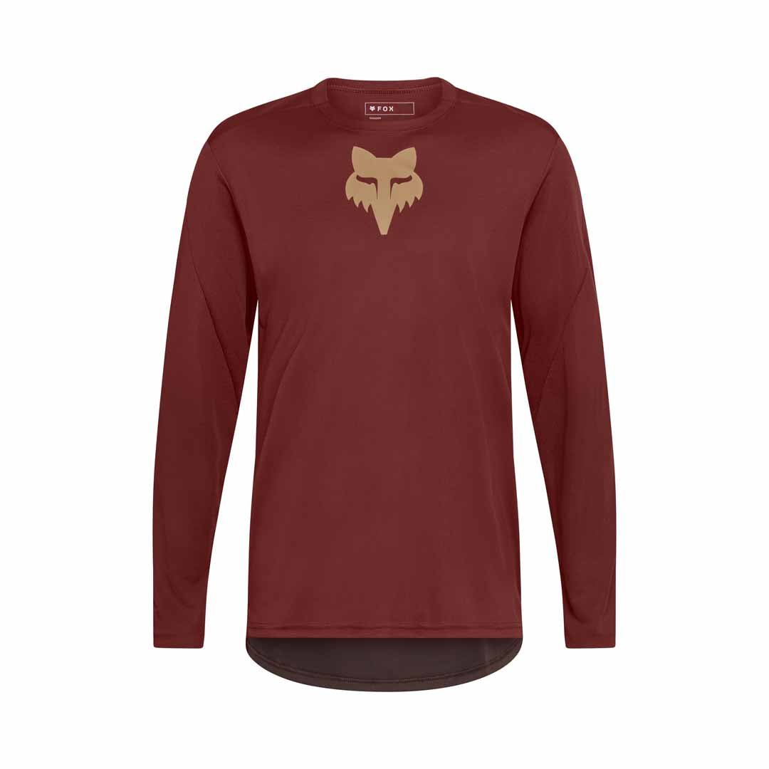 Fox Ranger LS Jersey Fox Head — Rust