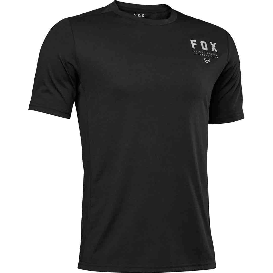 Fox Ranger SS DR Jersey Crys — Black