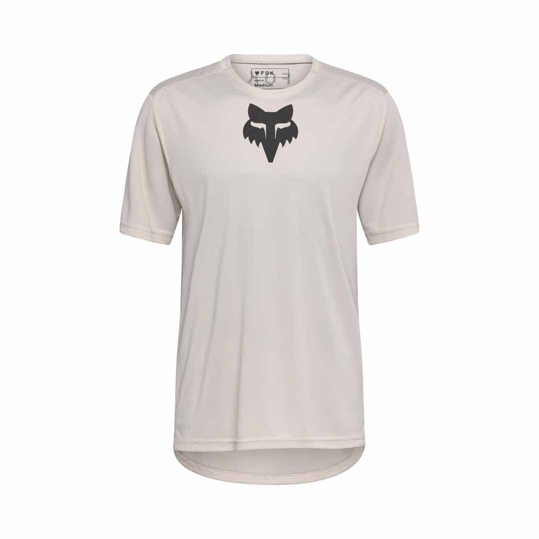 Fox Ranger SS Jersey Fox Head — Vintage White