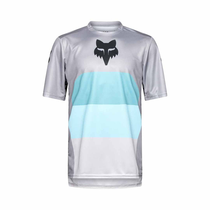 Fox Ranger SS Jersey Grid — Steel Grey
