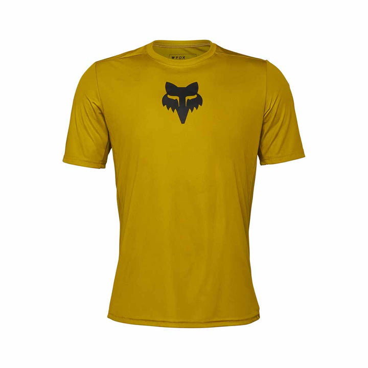 Fox Ranger SS Jersey Lab Head — Mustard