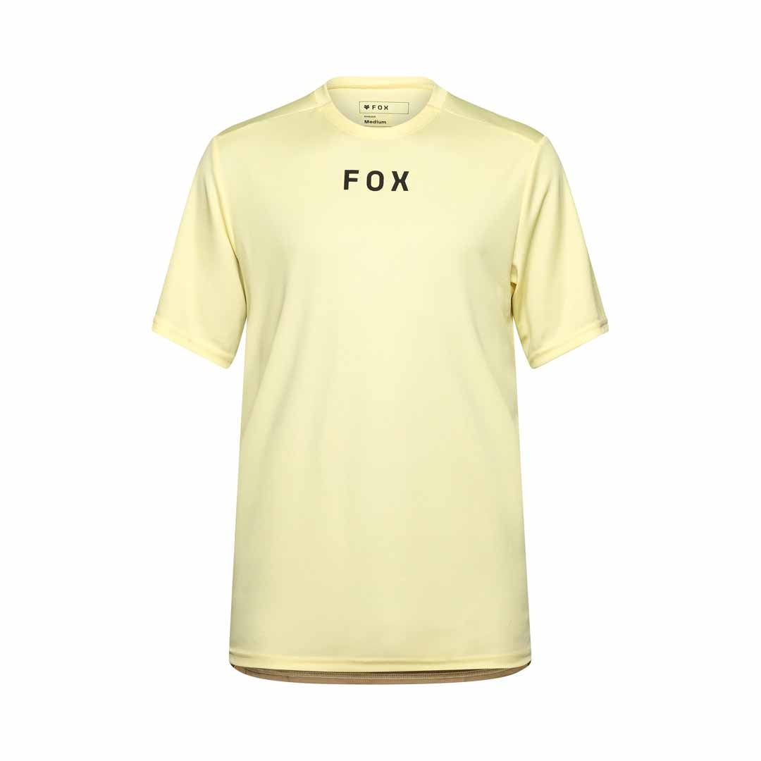 Fox Ranger SS Jersey Wordmark — Lemonade