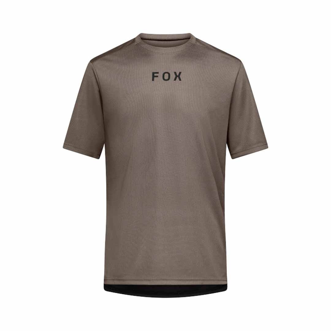 Fox Ranger SS Jersey Wordmark — Nutmeg