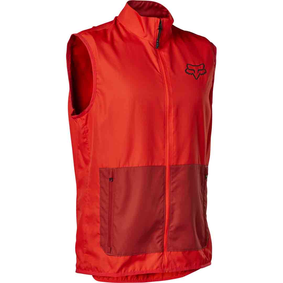 Fox Ranger Wind Vest — Red