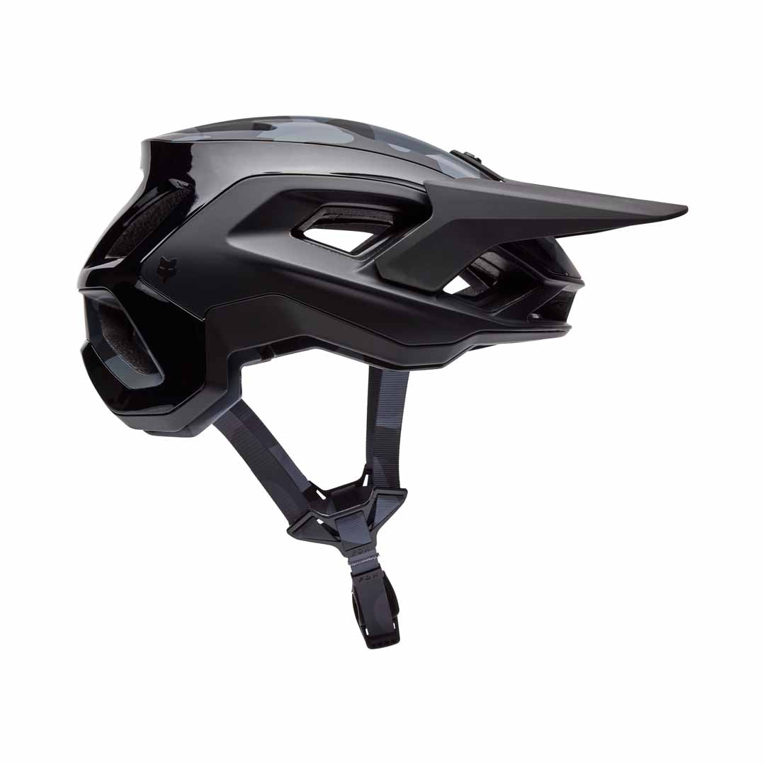 Fox Speedframe RS Camo Helmet — Black Camo