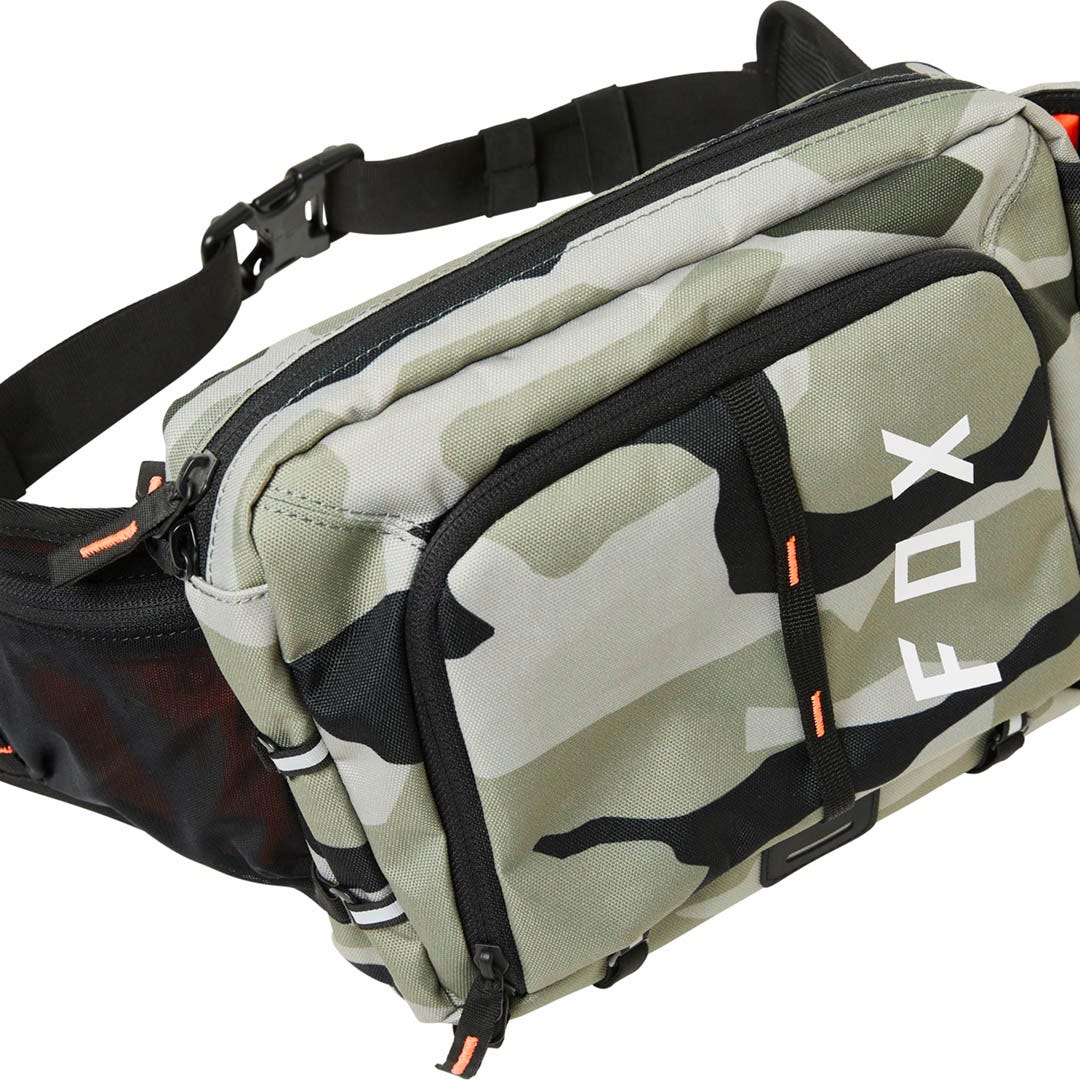 Fox Utility 5L Lumbar Hydration Pack — Green Camo