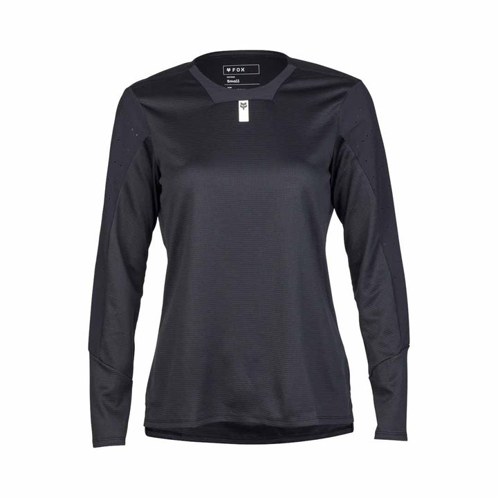 Fox Womens Defend LS Jersey — Black