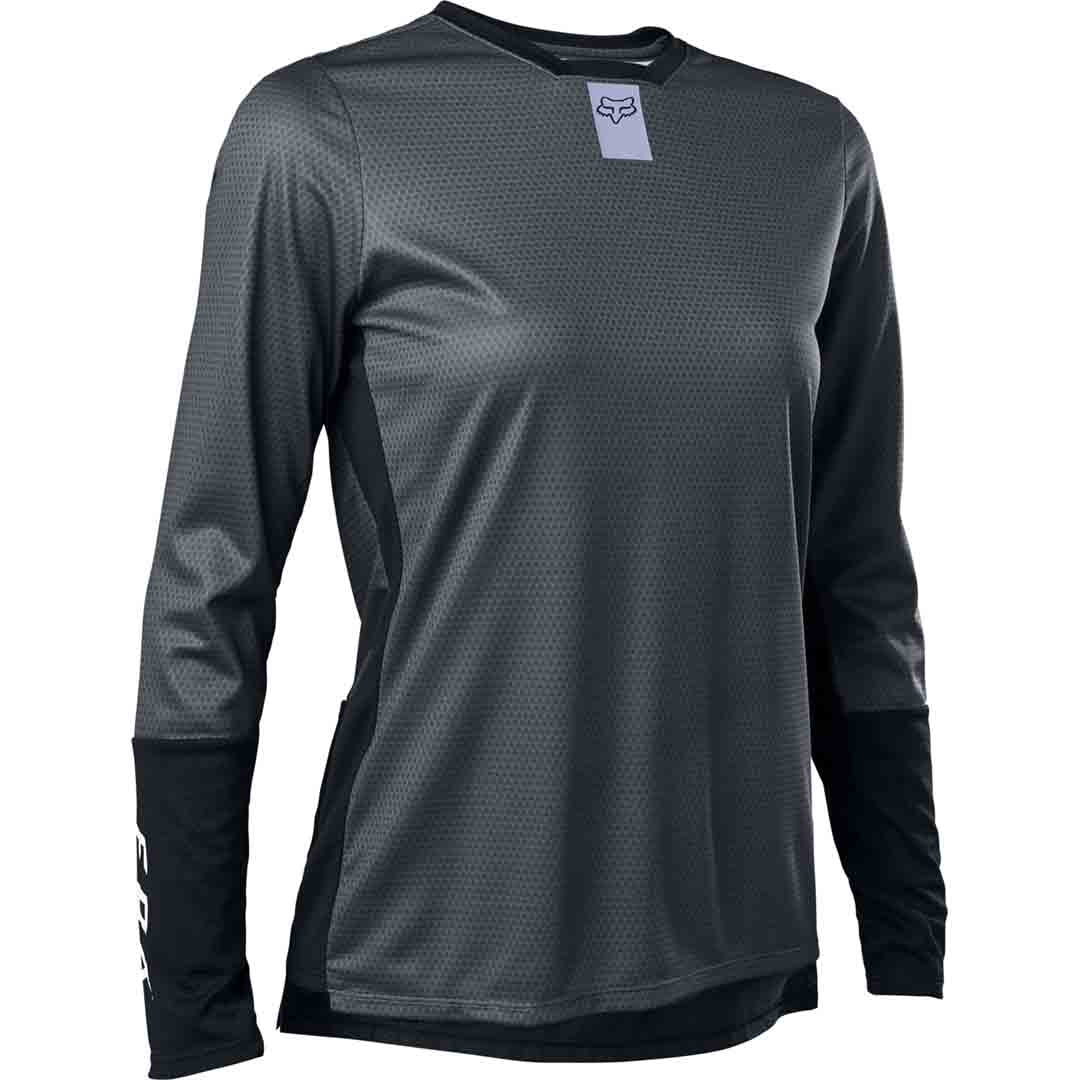 Fox Womens Defend LS Jersey — DrkShad