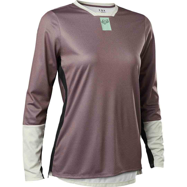 Fox Womens Defend LS Jersey — PlumPerf