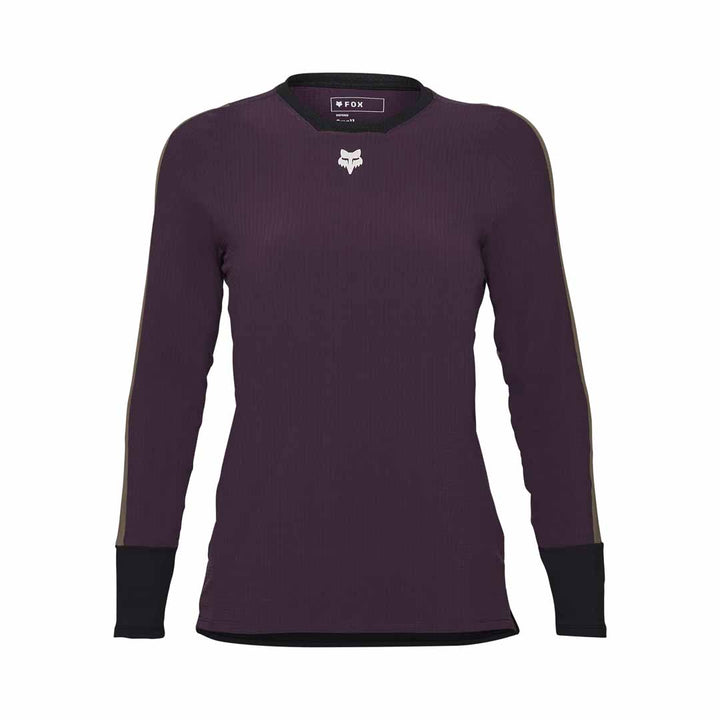 Fox Womens Defend Thermal Jersey — Dark Purple