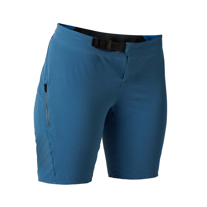 Fox Womens Flexair Ascent Short W/Liner — DrkSla