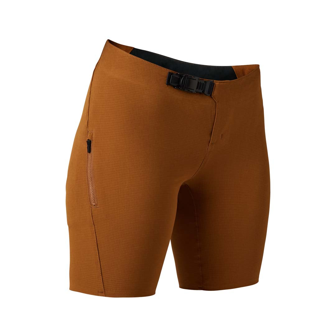 Fox Womens Flexair Ascent Short W/Liner — Nutmeg