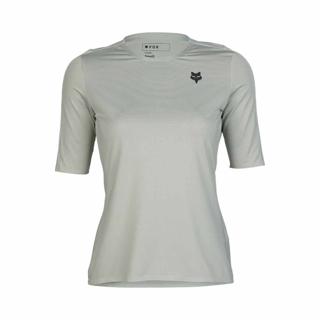 Fox Womens Flexair Ascent SS Jersey — Gry Vint