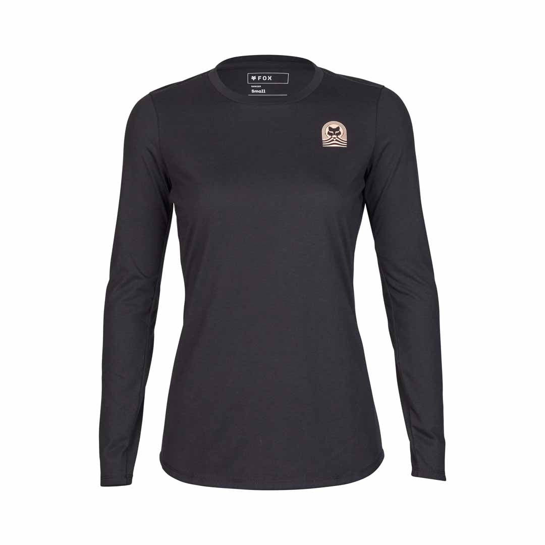 Fox Womens Ranger DR LS Jersey — Black