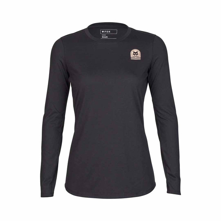 Fox Womens Ranger DR LS Jersey — Black