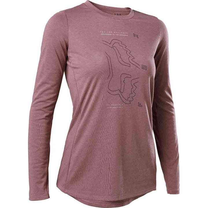 Fox Womens Ranger DR LS Jersey — PlumPerf