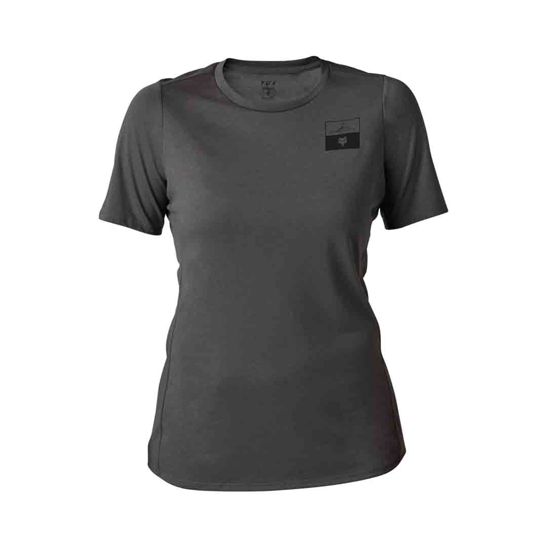 Fox Womens Ranger DR SS Jersey Fract — Pewter