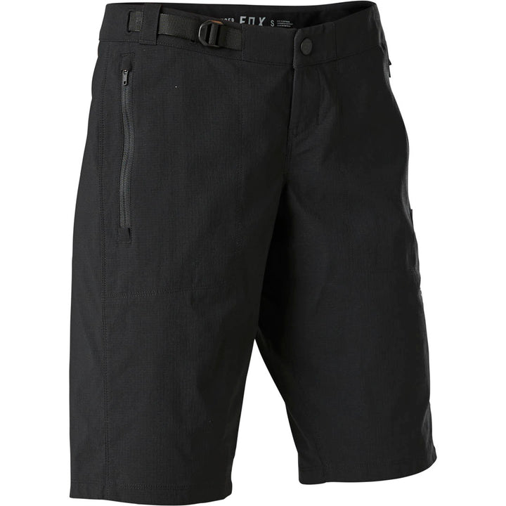 Fox Womens Ranger Short W/Liner — Black