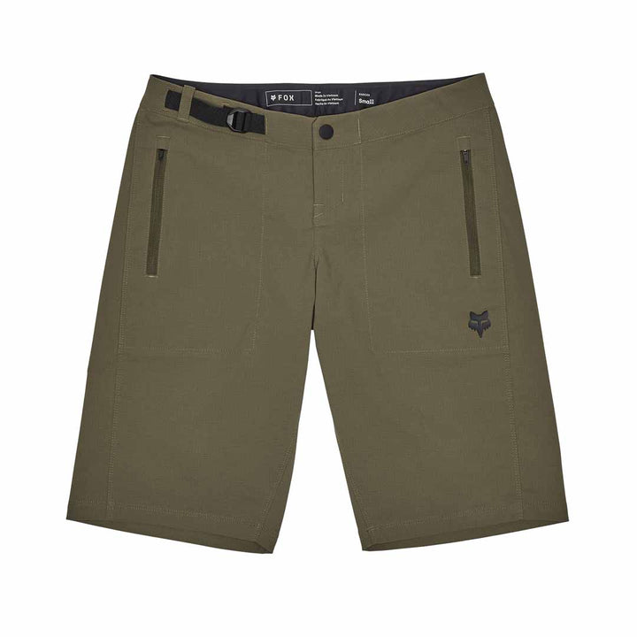 Fox Womens Ranger Short W/Liner — Olive Green