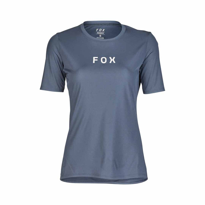 Fox Womens Ranger SS Jersey Wordmark — Grape