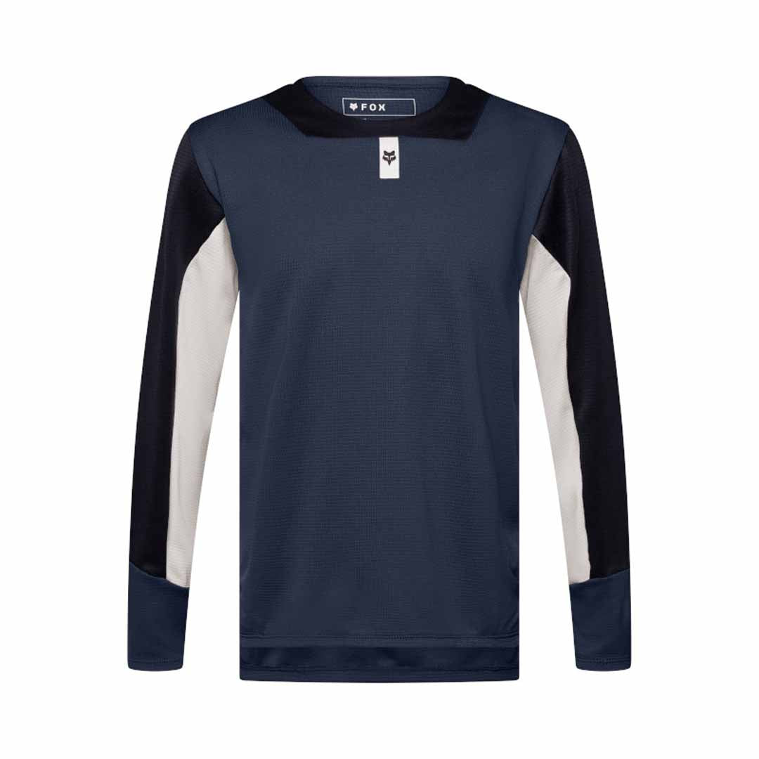 Fox Youth Defend LS Jersey — Galaxy Blue
