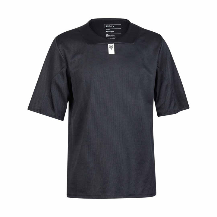 Fox Youth Defend SS Jersey — Black