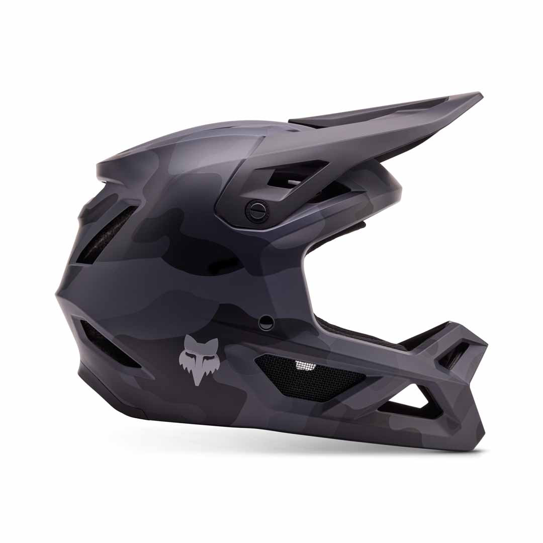 Fox Youth Rampage Camo Helmet — Black Camo