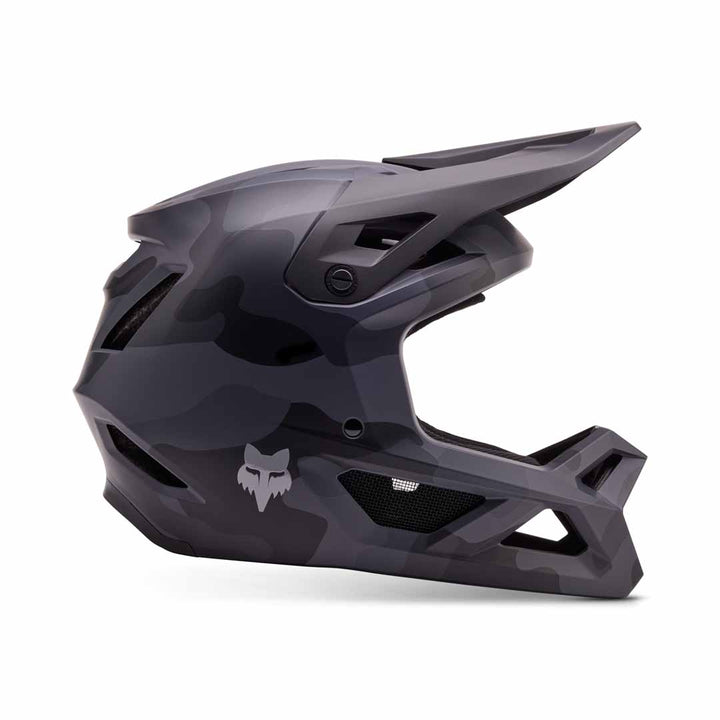 Fox Youth Rampage Camo Helmet — Black Camo
