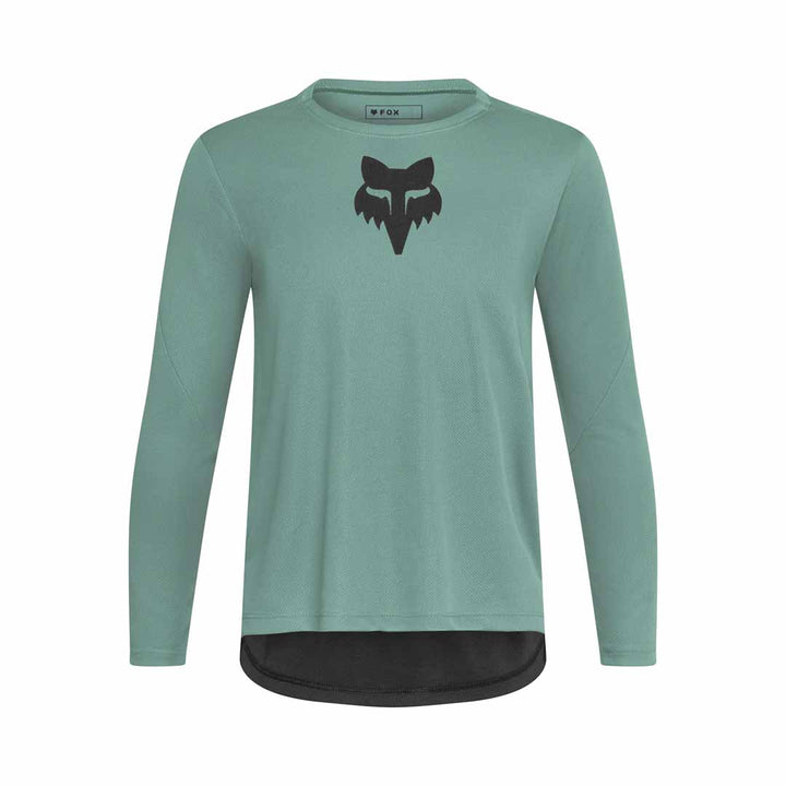 Fox Youth Ranger LS Jersey Fox Head — Pine