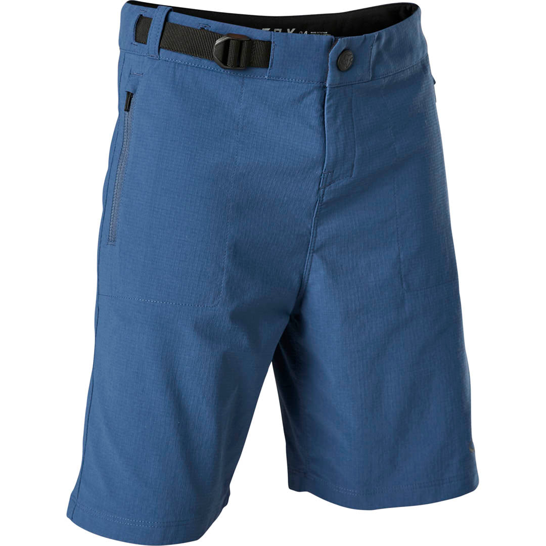 Fox Youth Ranger Short W/Liner — Dark Indigo