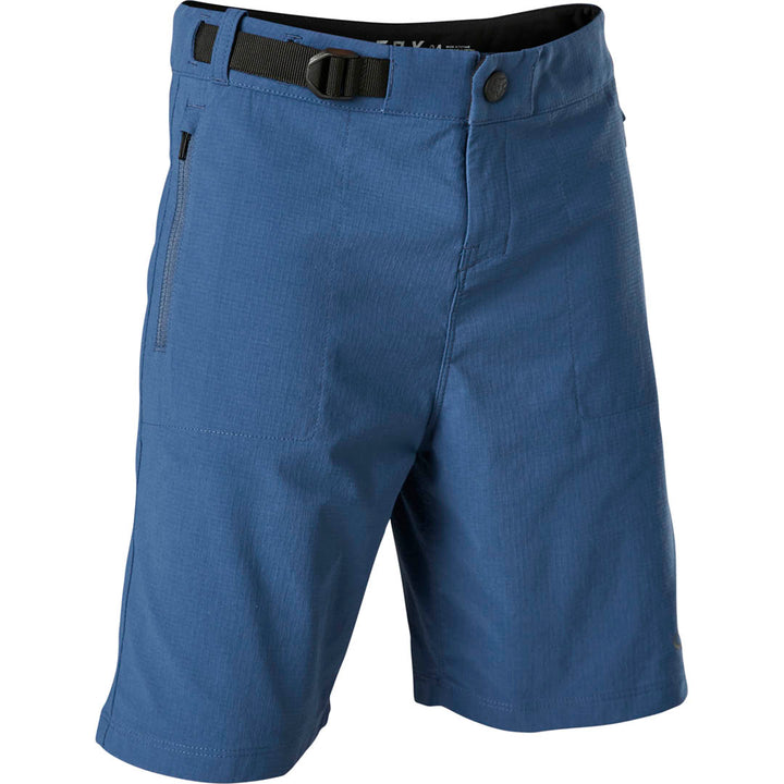 Fox Youth Ranger Short W/Liner — Dark Indigo